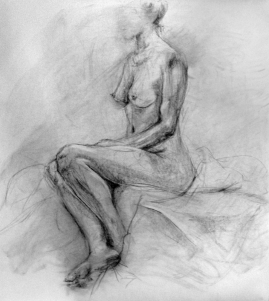Figure gesture 1 - finished sketch